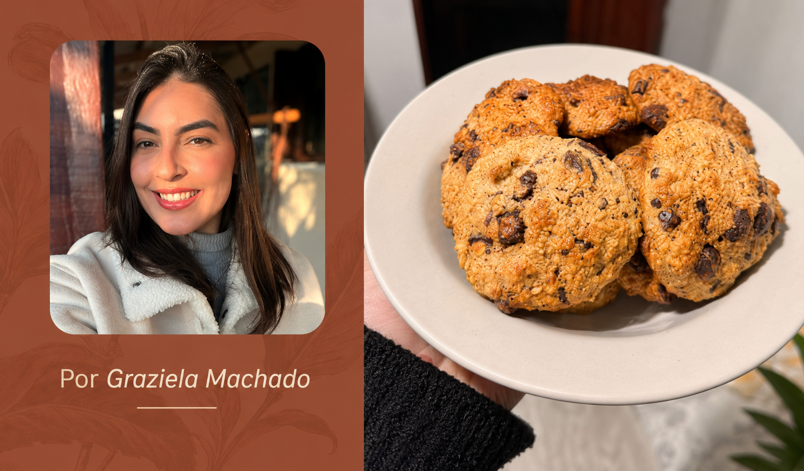 Cookie Saudável da Curadora do Lar: um café que acolhe