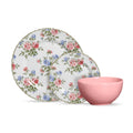 Aparelho de Jantar 12 Peças com Bowl Rosa Alleanza