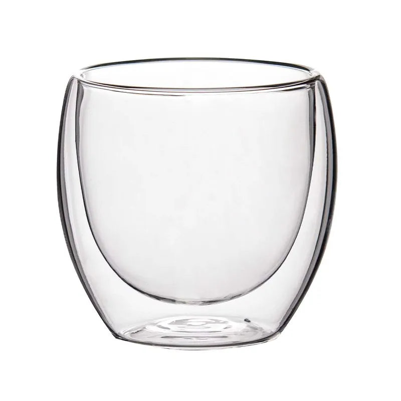 Copo de Vidro com Parede Dupla 250 ml