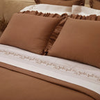 Jogo de Cama Queen Linho Flora