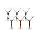 Jogo de Taças Copa e Cia 6 Peças Wood Drink 275 ml