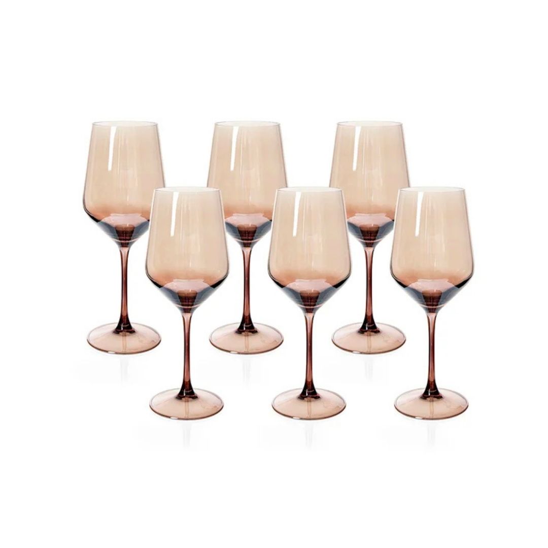 Jogo de Taças Copa e Cia 6 Peças Bruma Âmbar - Água/Vinho 470 ml
