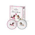 Kit 2 Pratos de sobremesa LOVE IS IN THE AIR