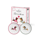 Kit 2 Pratos de sobremesa LOVE IS IN THE AIR