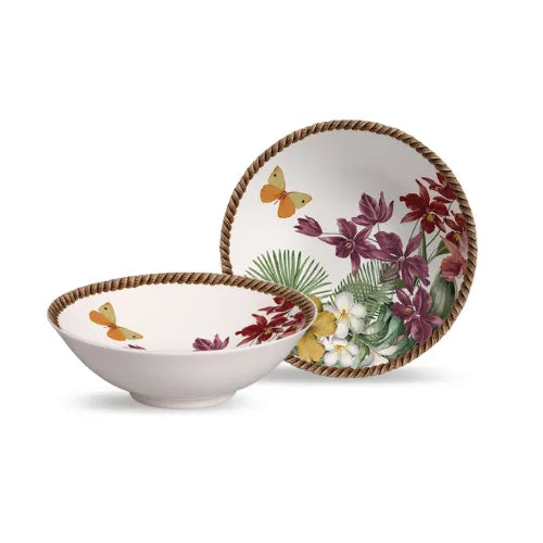 Conjunto 6 bowls decorados Trópicos 300ml