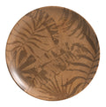 Conjunto com 6 Pratos Rasos Coup Palm Tree Terracota