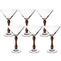 Jogo de Taças Copa e Cia 6 Peças Wood Drink 275 ml