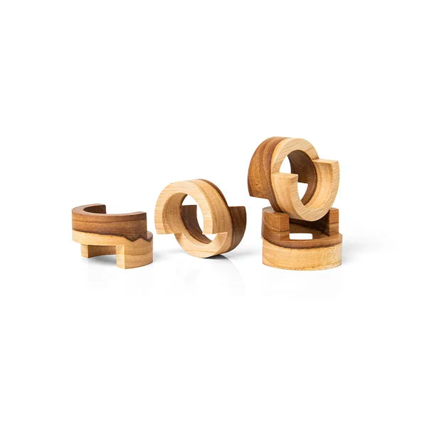 Anel de Guardanapo 4 Peças Vero Brazil Wood