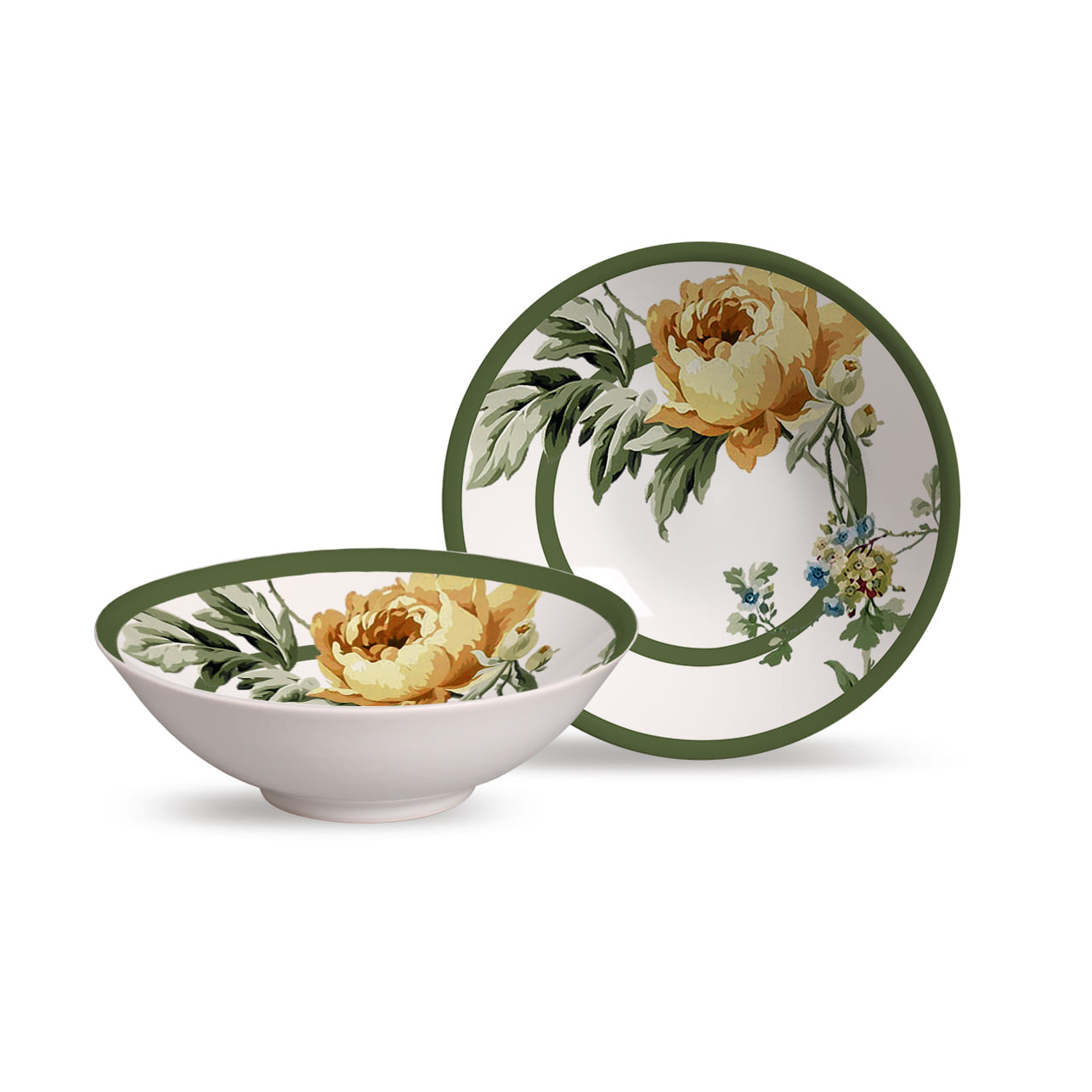 Conjunto 6 Bowls decorados Marsélha 300ml