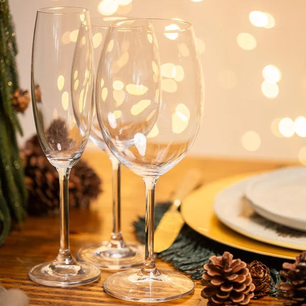 Jogo de Taças 6 Peças Gastro em Cristal Espumante 220 ml
