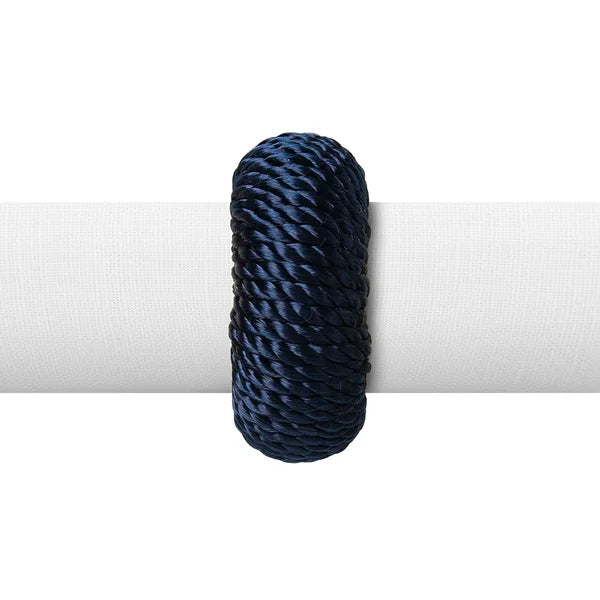 Anel de Guardanapo 4 Peças Rayon Azul Marinho | Copa&Cia