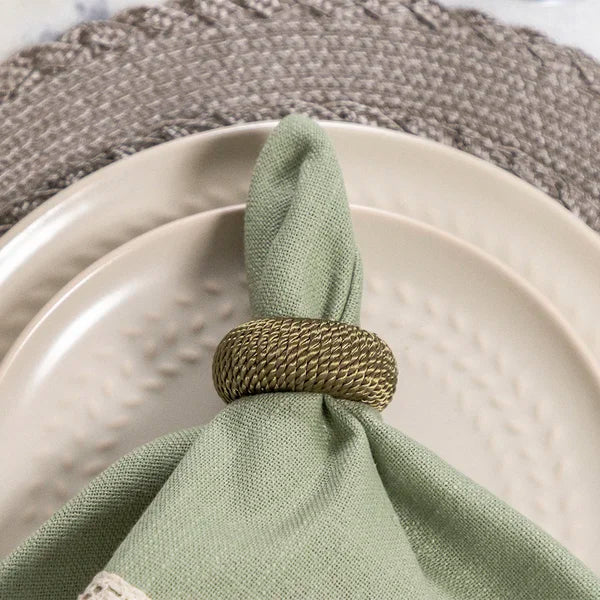 Anel de Guardanapo 4 Peças Rayon Verde