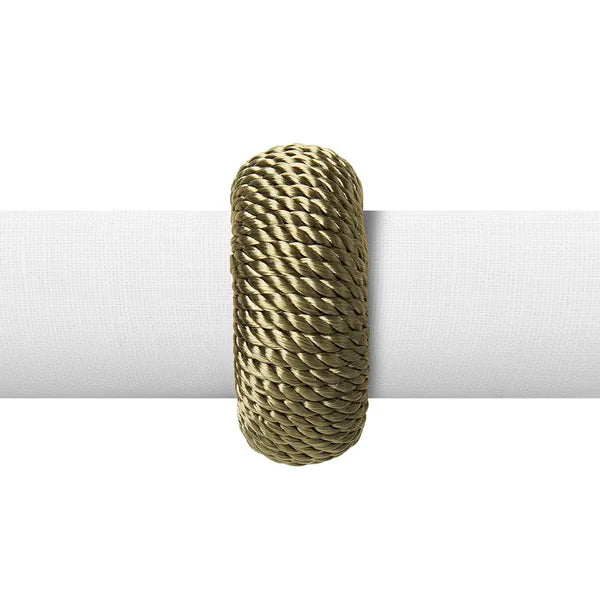 Anel de Guardanapo 4 Peças Rayon Verde Fendi