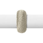 Anel de Guardanapo 4 Peças Rayon Champagne