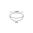 Conjunto 6 bowls Slim Palha 350 ml