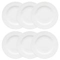 Jogo de 6 Pratos Rasos 28 Cm Flamingo White