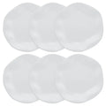 Jogo de 6 Pratos Rasos 27,5 Cm Ryo White